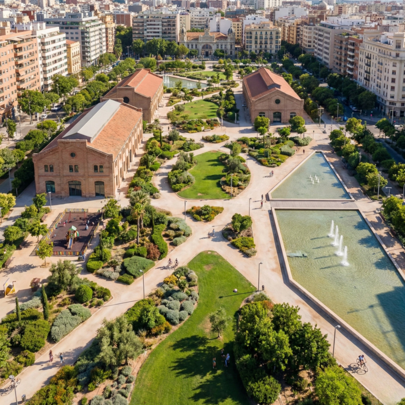 Foto del Parque Central en Valencia