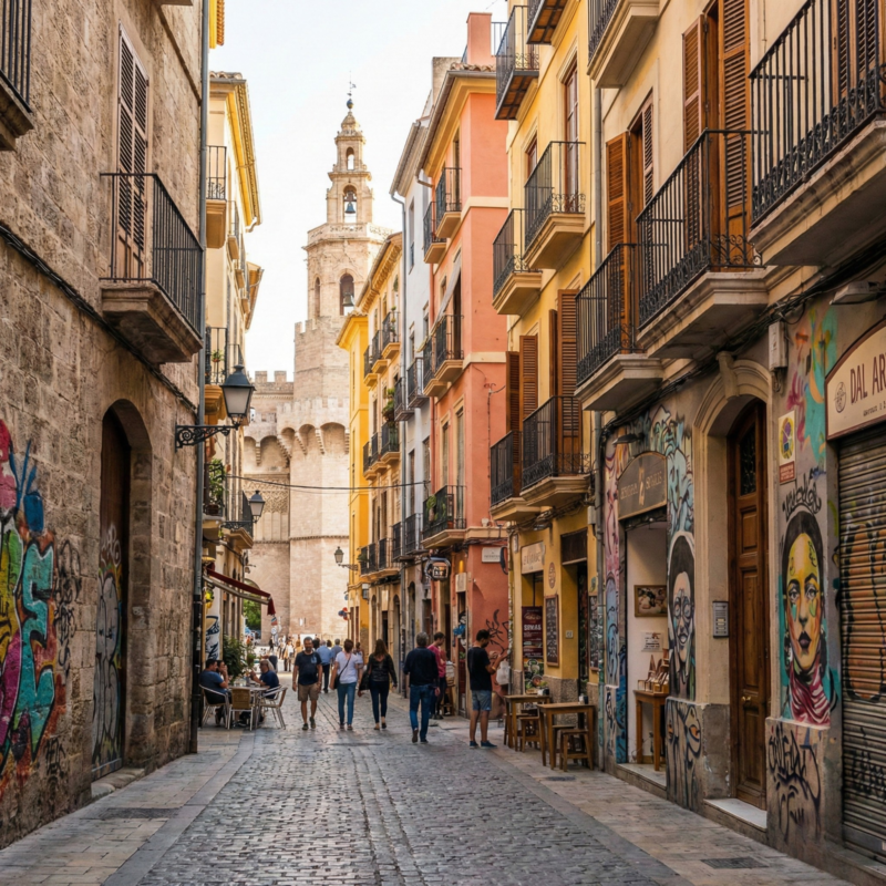 El Barrio del Carmen cerca de taquillas Valencia